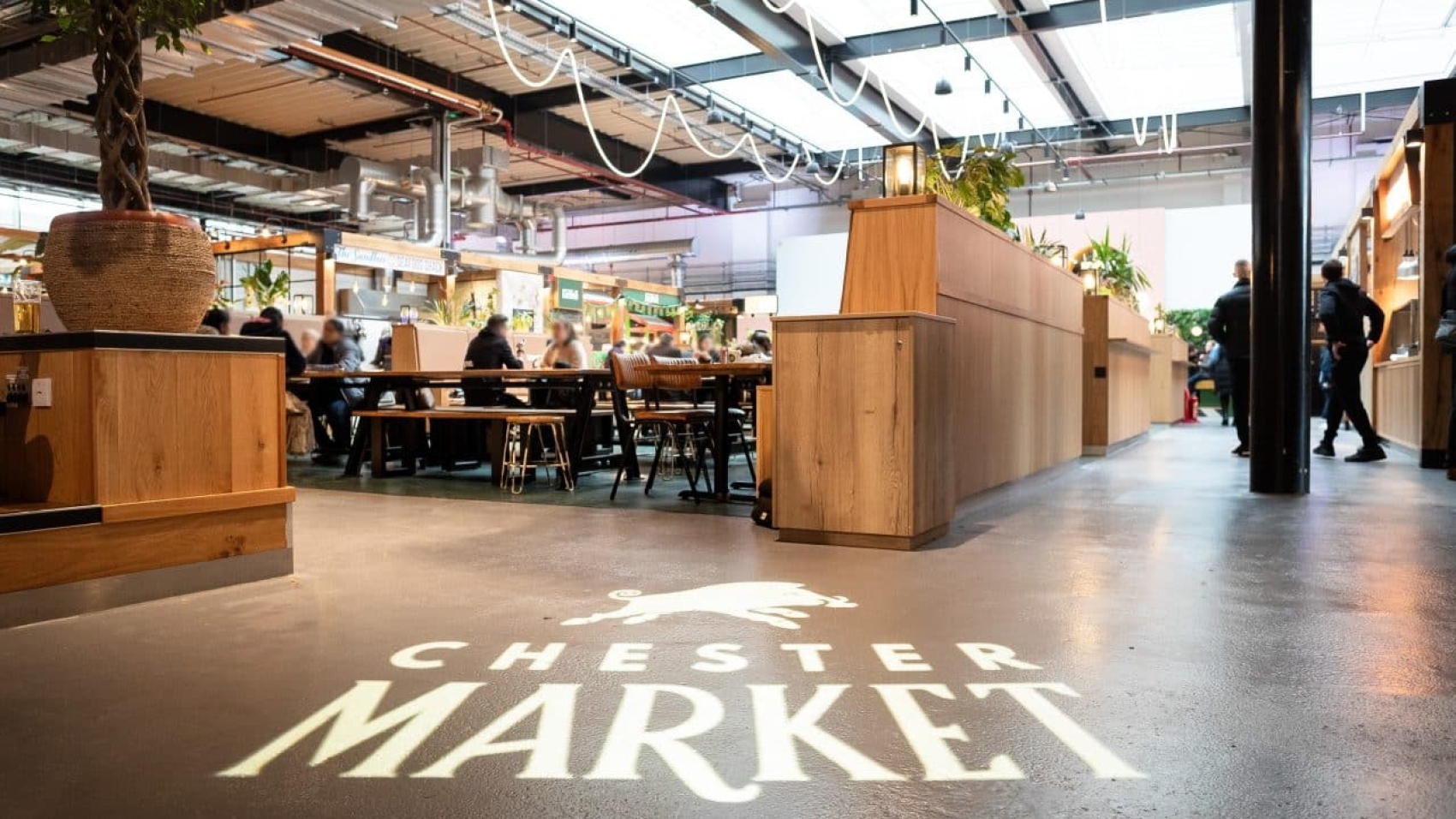 Chester Market Logo and Atrium